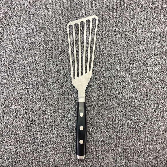 Other - Premium Stainless Steel Slotted Turner Black Handle Durable Vintage Classic Pro